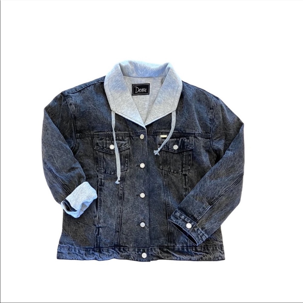 Detre black denim jacket